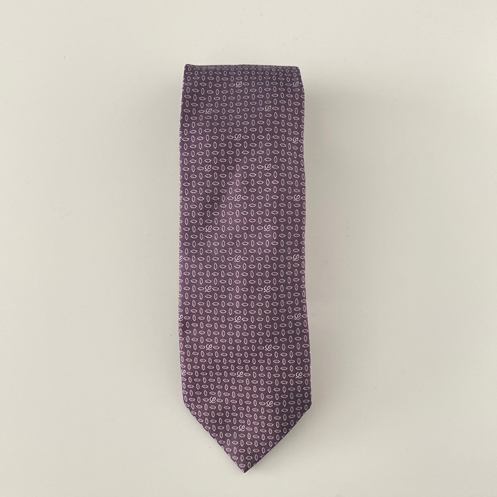 Loewe Madrid 1846 Purple Silk Tie 👔